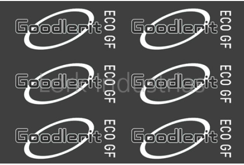 Vezelplaat pakking Type Goodlerit Eco GF 0,5 mm dik