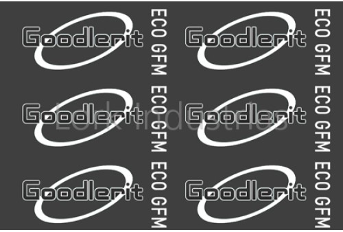 Vezelplaat pakking Type Goodlerit Eco GFM 0,5 mm dik