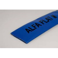 4" (102) Plat oprolbare slang (blauw) type Alfaflat M 